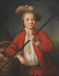 Porträt von Antoine Duplaa, 9 Jahre alt